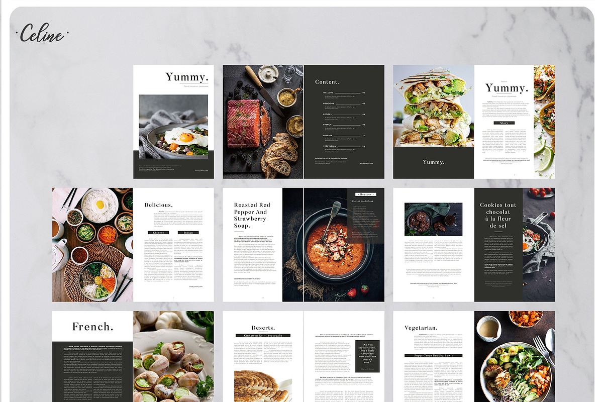 Recipe Lookbook, a Brochure Template by Celine Studio (Photo 8 of 8)