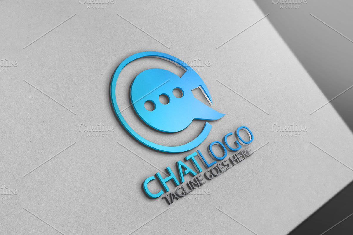 Chat Letter Logo, a Branding & Logo Template by Josuf Media