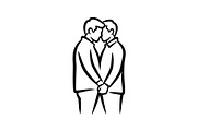 Couple Love Silhouette Bundle, an Illustration by jahid234 (Thumbnail 35 of 48)