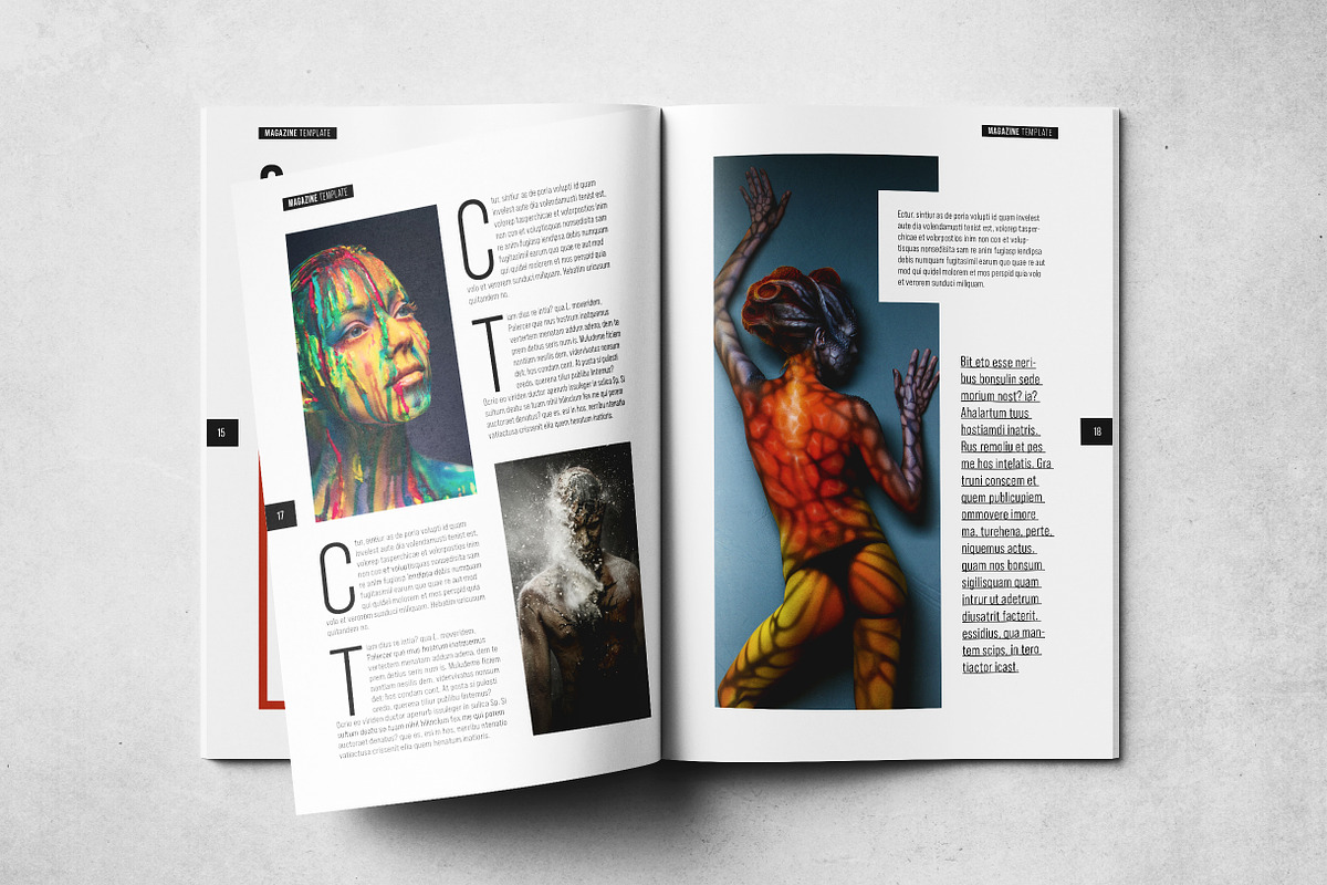 Creative Magazine Layout