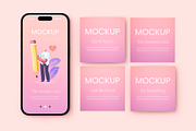 Phone Screen Mockup Set, an iPhone Mockup by ForgeDesign (Thumbnail 10 of 13)