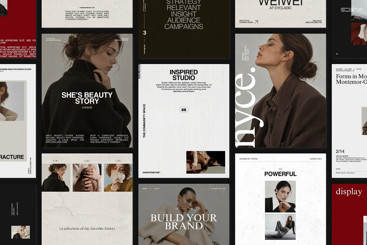 OREN | Instagram Post Bundle, a Social Media Template by Prapti Design (Photo 2 of 10)