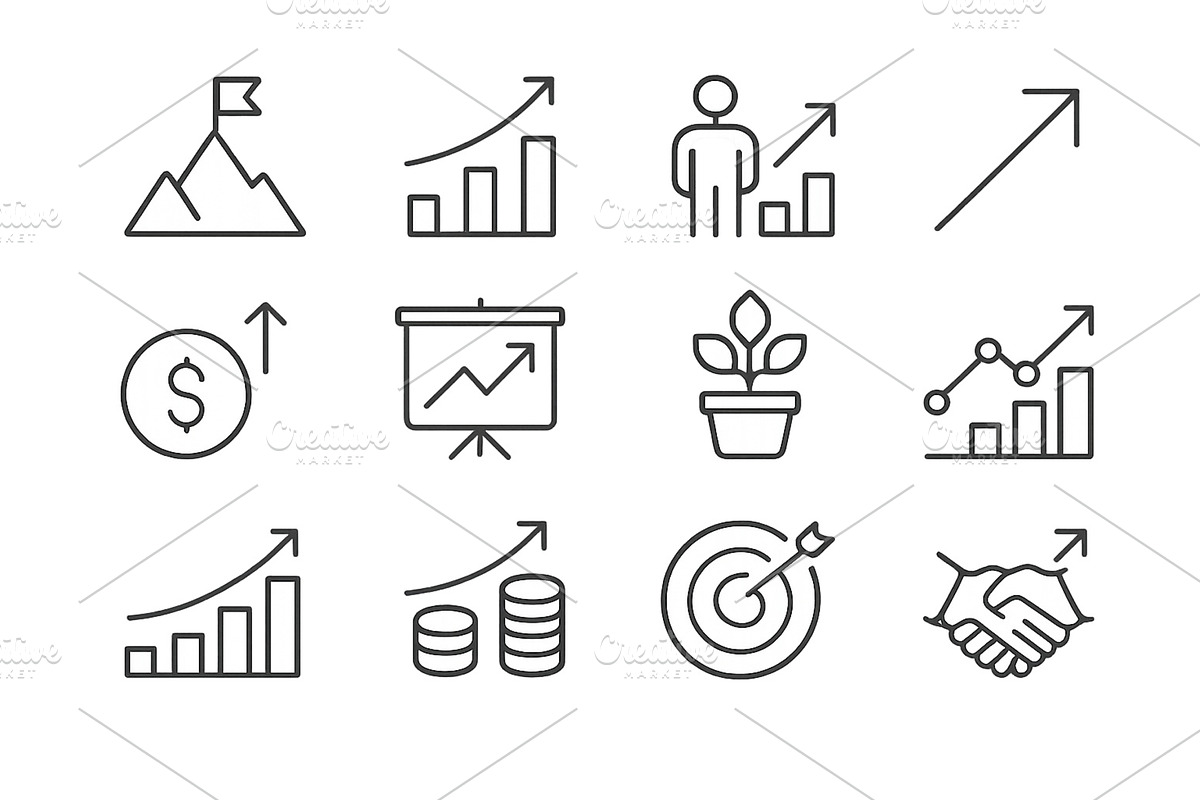 Vector illustration of business, a Finance Illustration by ZinetroN