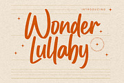 Wonder Lullaby – Playful Font, a Handwritten Font by Gassstype (Thumbnail 1 of 8)