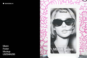 Miami Poster Mockup, US25MIA286