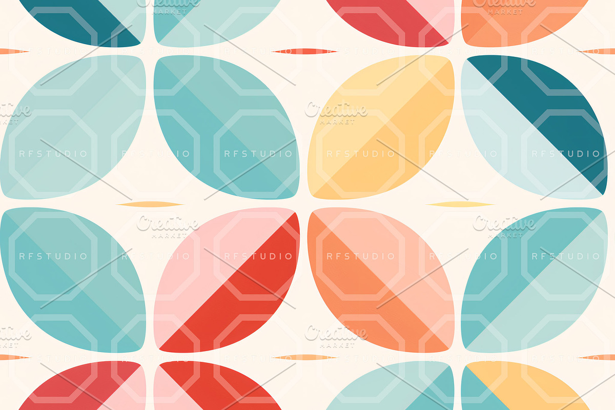 MOD DREAMSCAPE. Seamless Patterns, a Pattern Graphic by RefinedFantasyStudio (Photo 3 of 9)