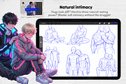 1800+ Male Character Procreate Stamp, a Brush Add-On by Selentaori Studio (Thumbnail 7 of 16)