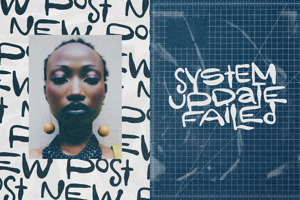 Lost Inside: Experimental Font, a Handwritten Font by Anastasiia VNSK (Photo 6 of 11)