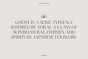Ghost Display Typeface, a Serif Font by Barghest (Thumbnail 2 of 9)