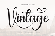 Vintage | Script Font
