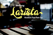 Larista Script, a Script Font by McJer.Studio (Thumbnail 1 of 11)