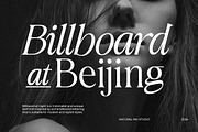Billboard At Beijing, a Serif Font by Natural Ink Studio (Thumbnail 10 of 10)