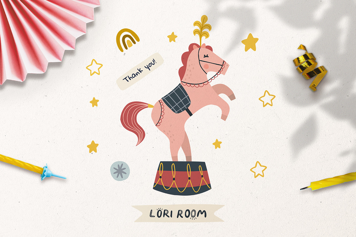 Circus Animals, an Animal Illustration by Lori Room (Photo 10 of 10)