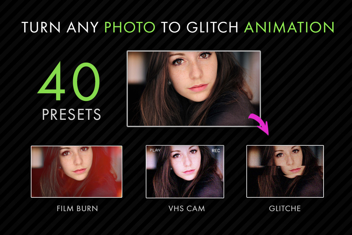Photo2Gif Animation: Glitch, an Action Add-On by GothLab (Photo 2 of 5)