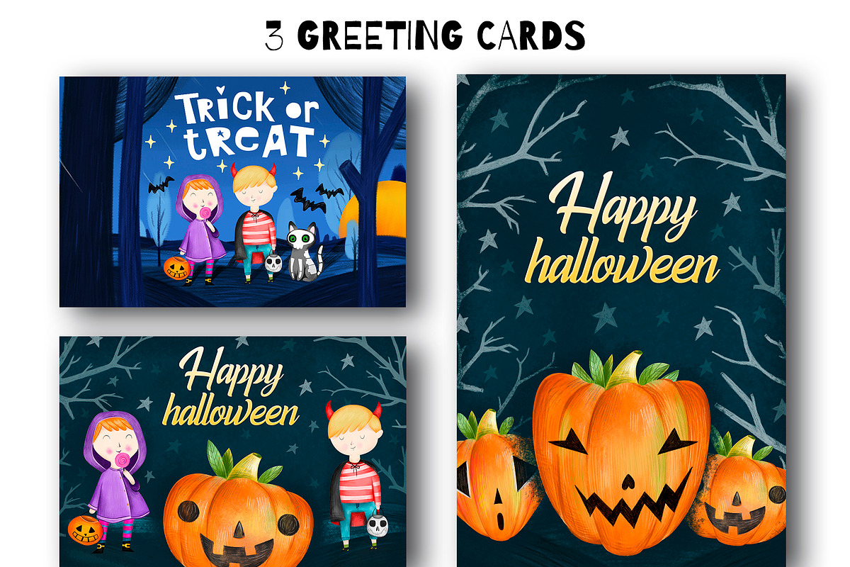 Halloween Night, a Decorative Illustration by Alina Sh (Photo 5 of 11)