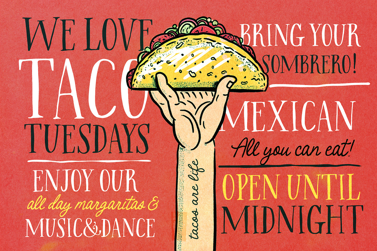 The Bakersfield Font Trio, a Handwritten Font by Nicky Laatz (Photo 13 of 18)