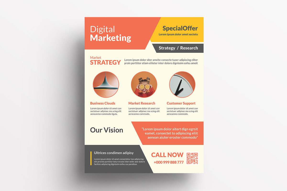 Creative Corporate Flyer V42, a Flyer Template by KHIDD (Photo 1 of 2)