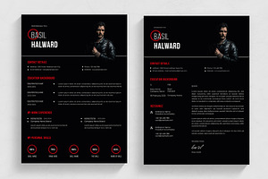 Professional Resume CV Template, a Resume Template by MightyDesign