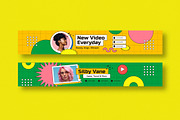 90s Stream Youtube Banner, a Social Media Template by Guuver (Thumbnail 3 of 4)
