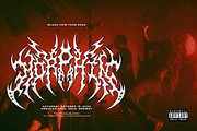 Karnage | Black Metal Font, a Blackletter Font by Denustudios (Thumbnail 5 of 12)