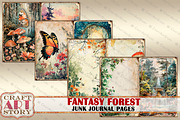 Fantasy Forest Junk Journal Pages, an Object Illustration by CraftArtStory (Thumbnail 5 of 5)