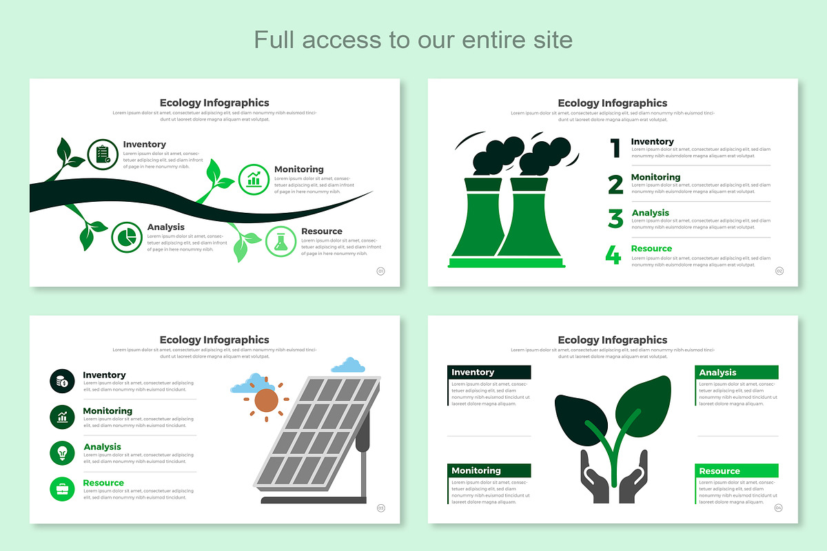 Ecology Infographics Google Slide, a Templates & Theme by Mighty-Slide (Photo 2 of 7)