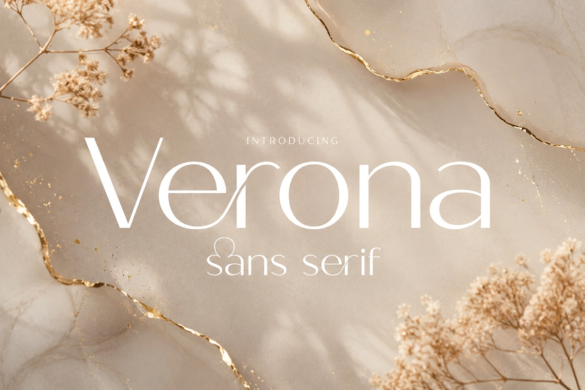Verona - Classy Sans Serif, a Sans Serif Font by HipFonts (Photo 1 of 7)