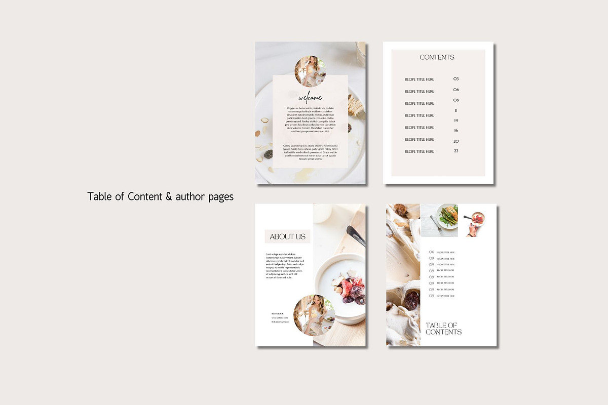 Nutrition Recipe Template Bundle, a Magazine Template by Deepa Template Studio (Photo 22 of 25)