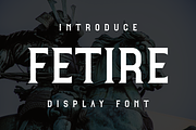 Fetire, a Slab Serif Font by lelevien (Thumbnail 1 of 4)
