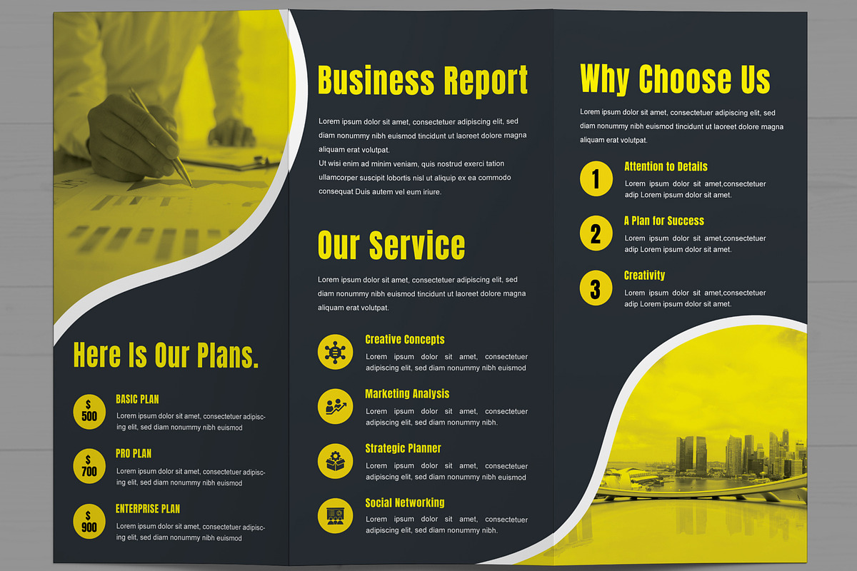 Trifold Brochure Template, a Brochure Template by MightyDesign (Photo 2 of 7)