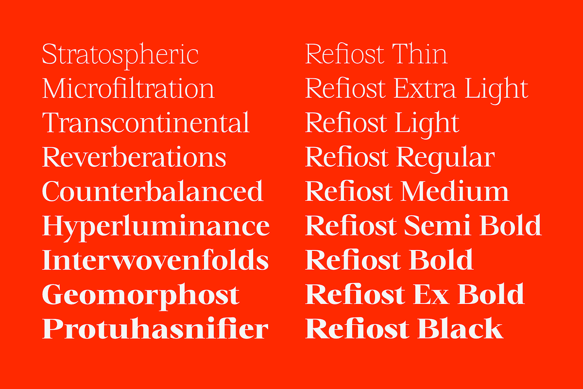 Refiost, a Serif Font by studiobasic (Photo 3 of 10)