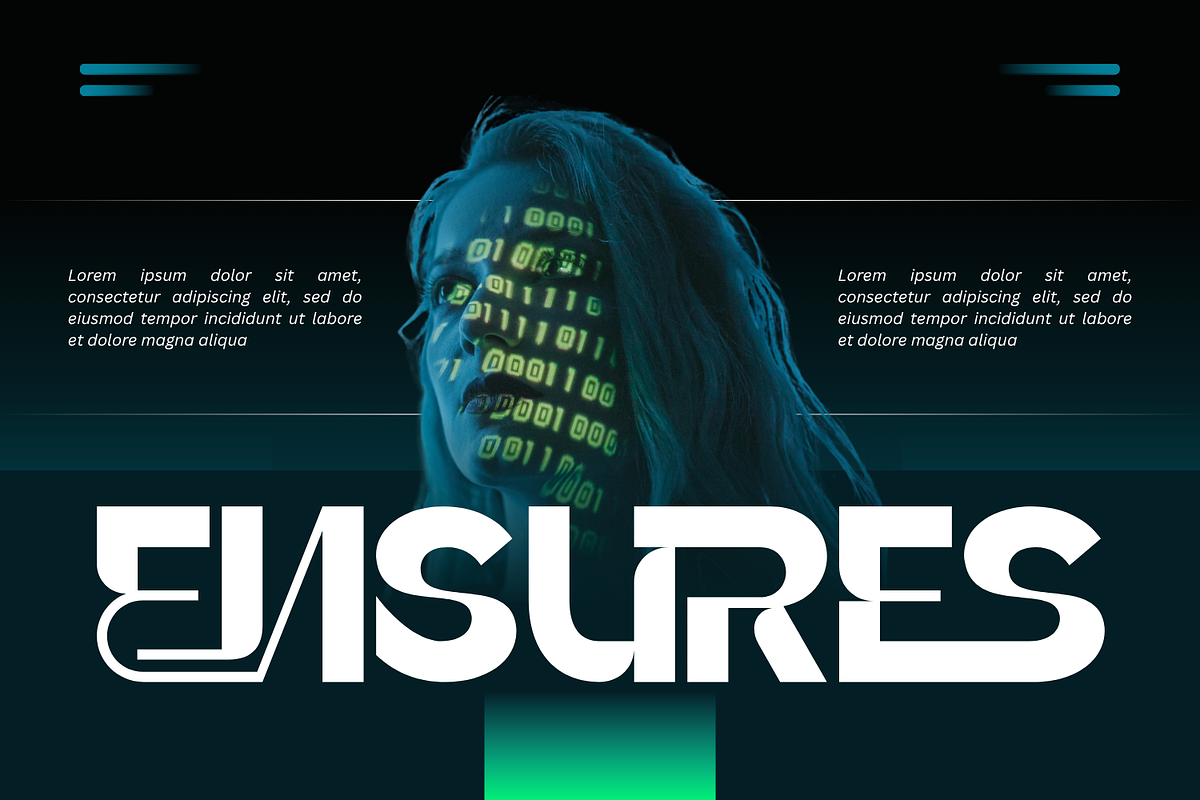 CONNECT ACROSS - GEOMETRIC FONT, a Sans Serif Font by 177Studio (Photo 2 of 8)