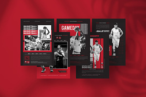 Basketball Matchday Flyer Template, a Flyer Template by Tanmoy Topu