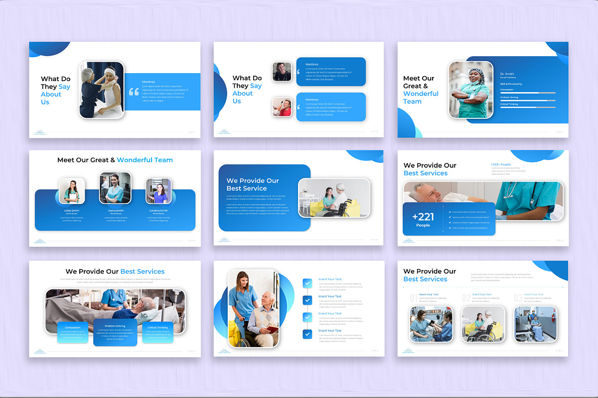 Nursing Presentation Template, a Presentation Template by SlideStack (Photo 3 of 5)