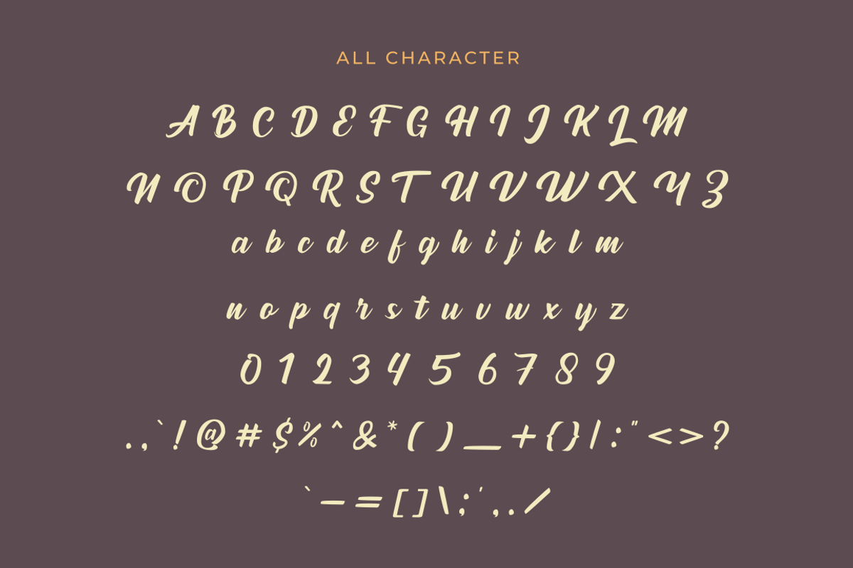 Runtage | A Vintage Bold Script, a Script Font by Rissyletter Studio (Photo 9 of 13)