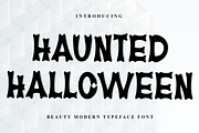 Haunted Halloween, a Script Font by FreshTypeINK (Thumbnail 1 of 8)