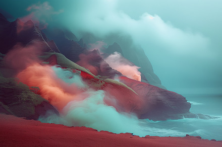 Surreal nature landscape, a Wallpaper Photo by Imaginarium