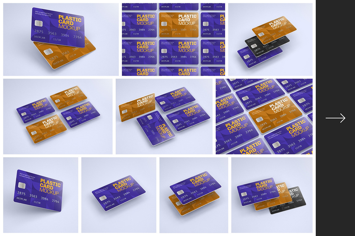 Plastic Card Mockup | Credit Card, a Print Template by Deeplab (Photo 3 of 26)