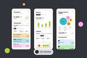 Trax - Finance Cards UI KIT, an UI Kit Template by SLAB! Design (Thumbnail 3 of 4)