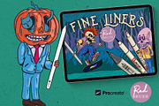 Procreate Fine Liners, a Brush Add-On by RadekBroz (Thumbnail 10 of 10)