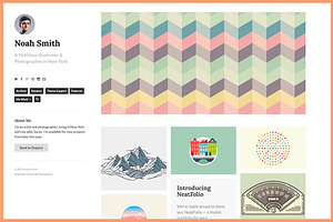 NeatFolio Tumblr Theme, a Websites & App Template by Themelantic