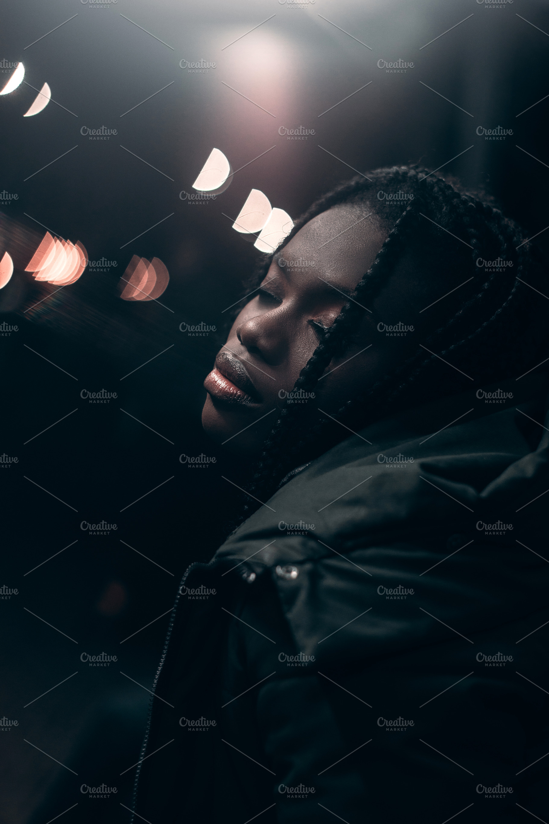 beauty girl in night, a Beauty & Fashion Photo by Elijah