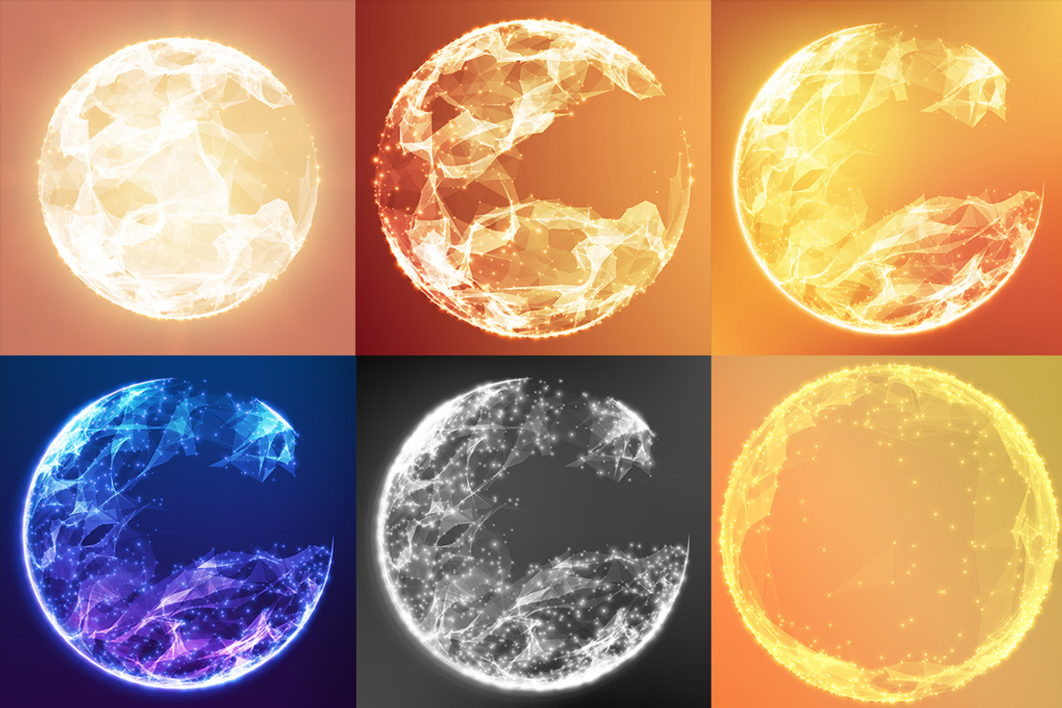 15 Abstract Demolished Spheres, an Object Graphic by GarryKillian (Photo 2 of 4)