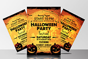 Halloween Party Flyers Bundle, a Flyer Template by AfzaalGraphics (Thumbnail 12 of 19)