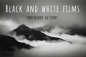 BW Film PS Actions, an Action Add-On by Art Sproot