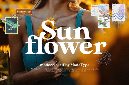 MADE Sunflower, a Serif Font by MadeType