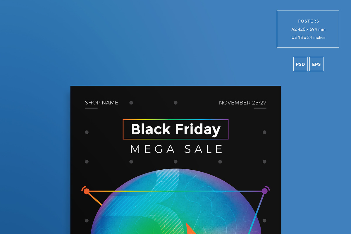Black Friday Flyer Template Bundle, a Flyer Template by Amber Graphics (Photo 19 of 19)