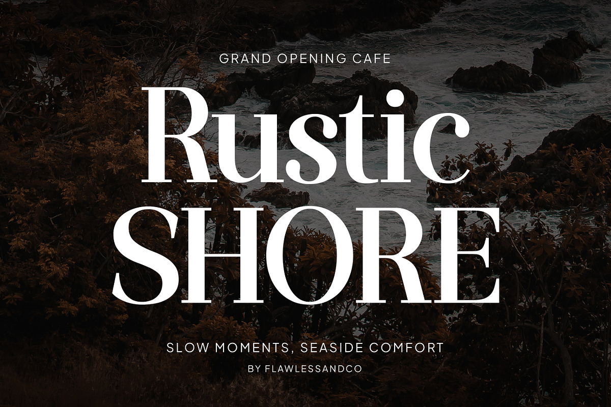 Qalisya - Modern Stylish Serif Font, a Serif Font by Flawless And Co (Photo 2 of 10)