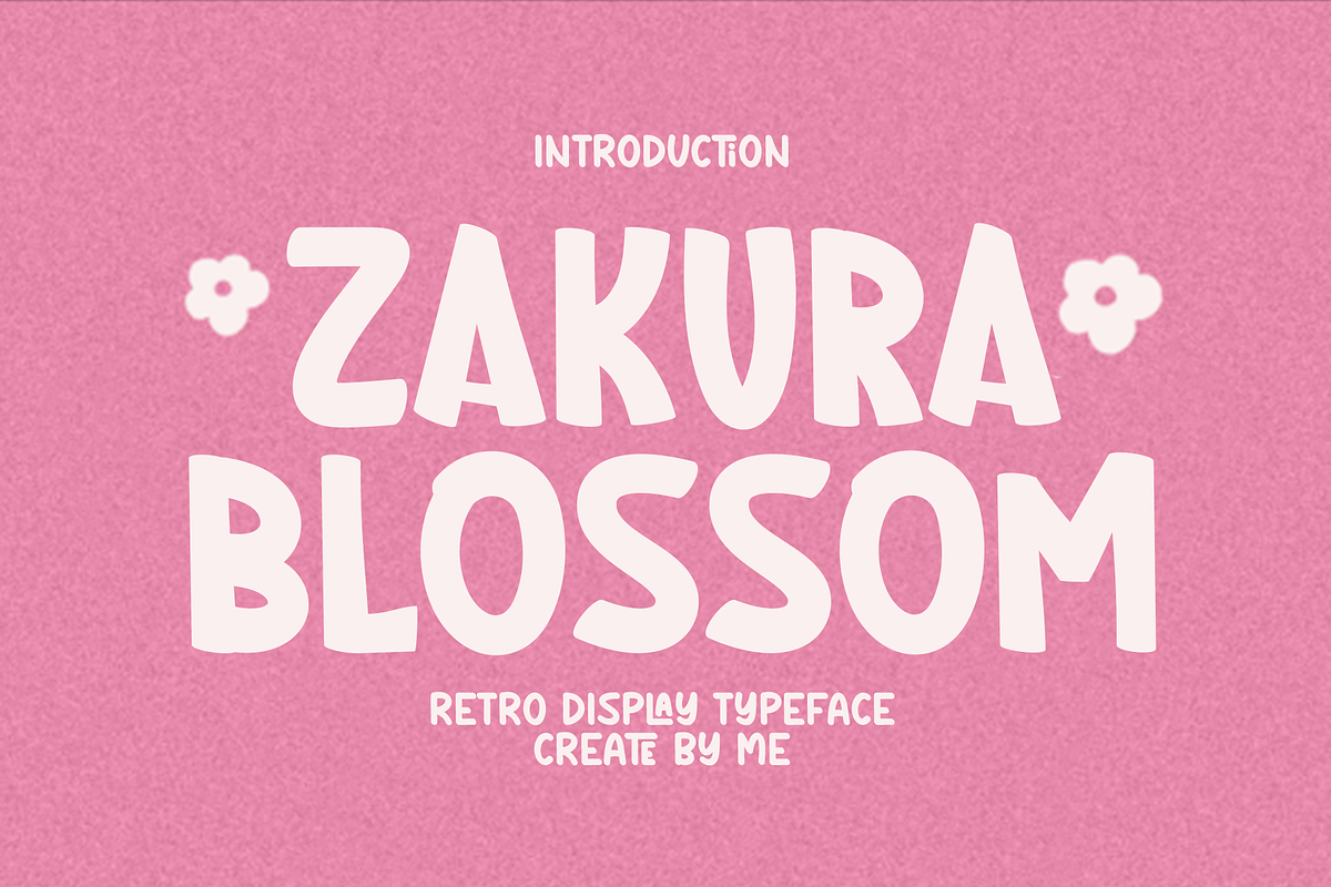Zakura Blossom, a Script Font by InermediaSTUDIO (Photo 1 of 8)