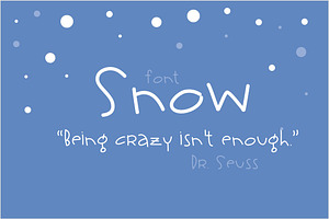 Snow Font